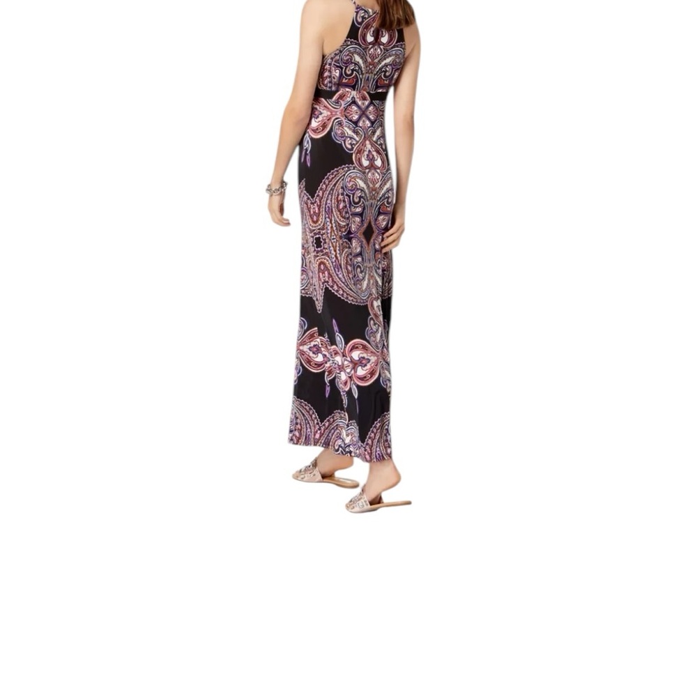 INC Strappy Maxi Dress. Black, Pink, Burgundy. Size M NWT #001 - Picture 8 of 8